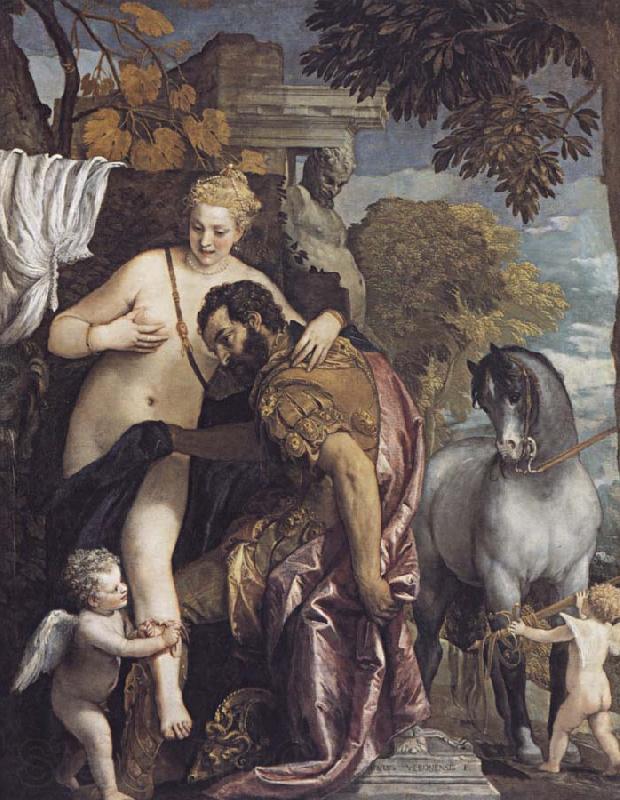 Paolo Veronese Mars and Venus United by Love Germany oil painting art